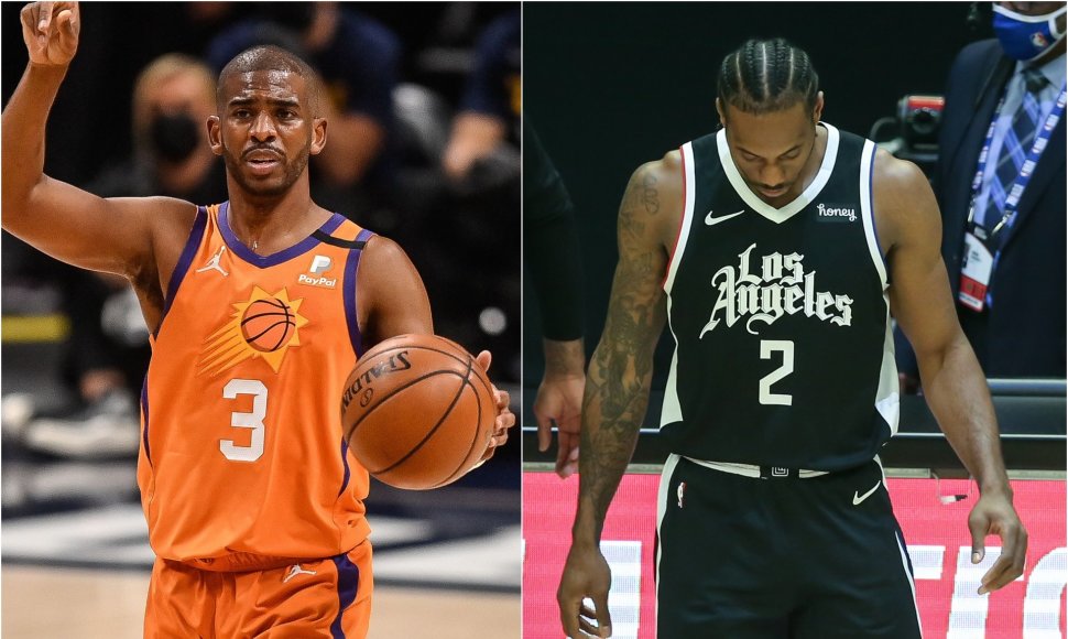 Chrisas Paulas ir Kawhi Leonardas