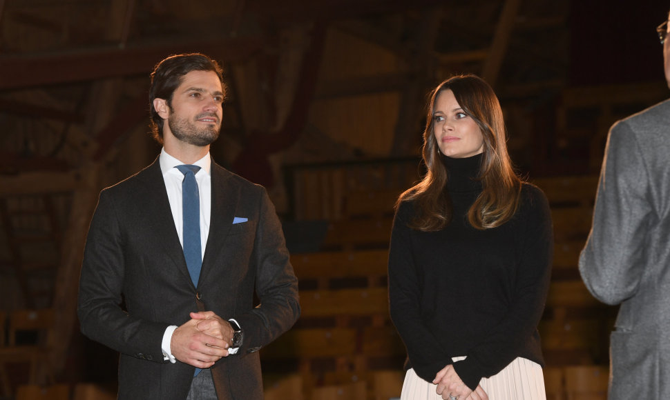 Švedijos princas Carlas Philipas ir princesė Sofia