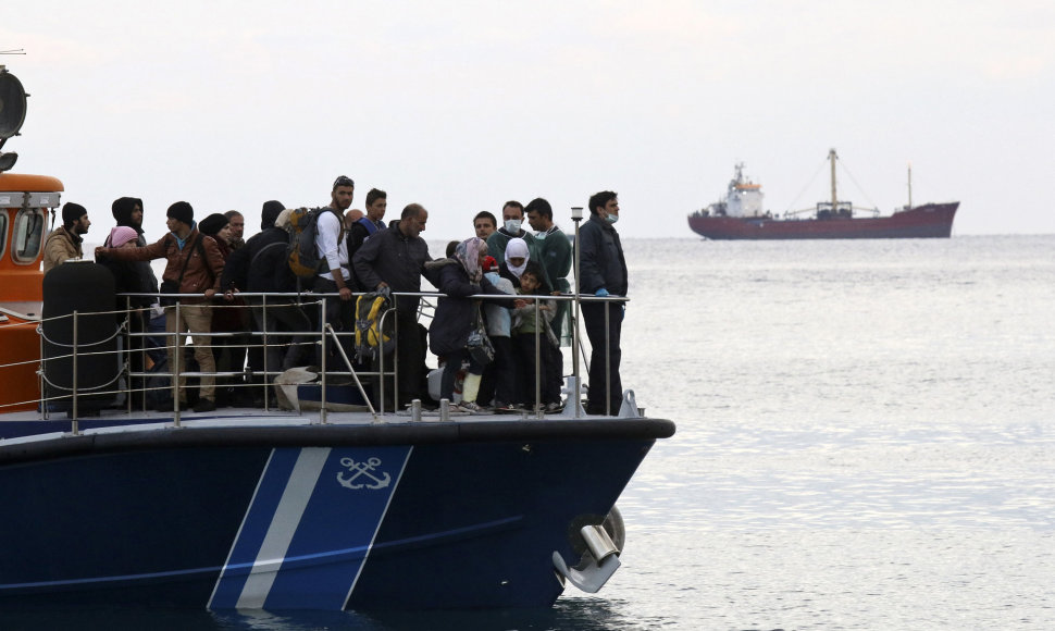 Aptiktame laive - daugiau nei 400 migrantų