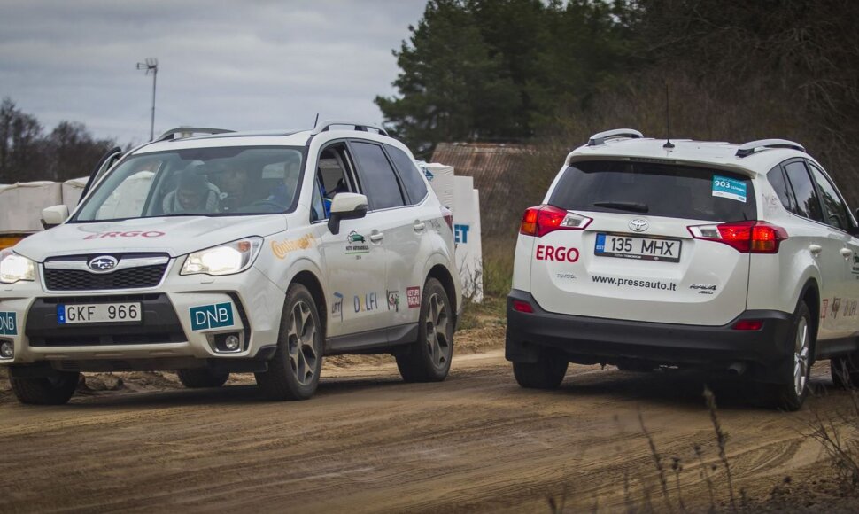 &bdquo;Subaru Forester&ldquo; ir &bdquo;Toyota RAV4&ldquo;
