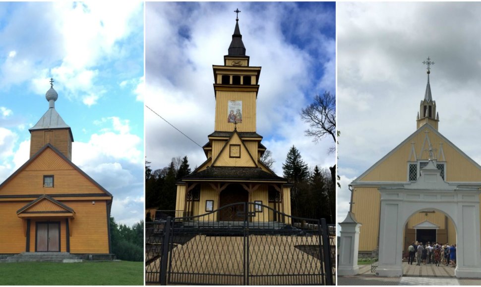 Medinės bažnyčios ir cerkvės Lietuvoje