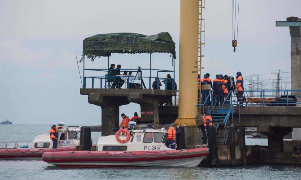 Juodojoje jūroje ieškoma nukritusio Tu-154