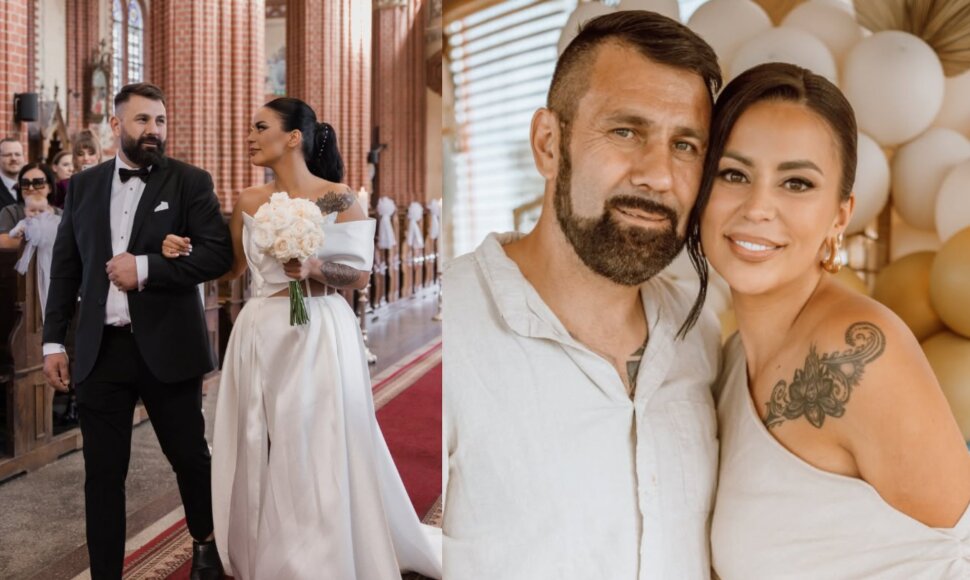 Evelina Petrauskė su tėčiu