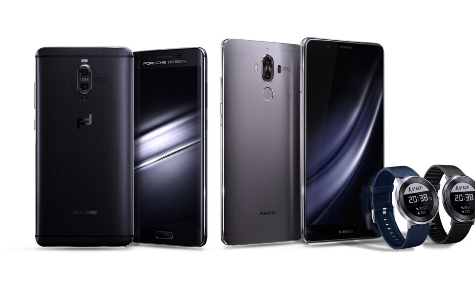&bdquo;Huawei Mate 9&ldquo; telefonai ir &bdquo;Huawei Fit&ldquo; laikrodis
