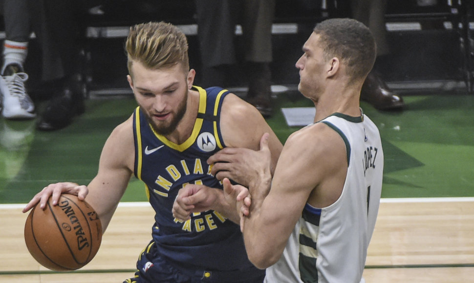 Domantas Sabonis prieš Brooką Lopezą