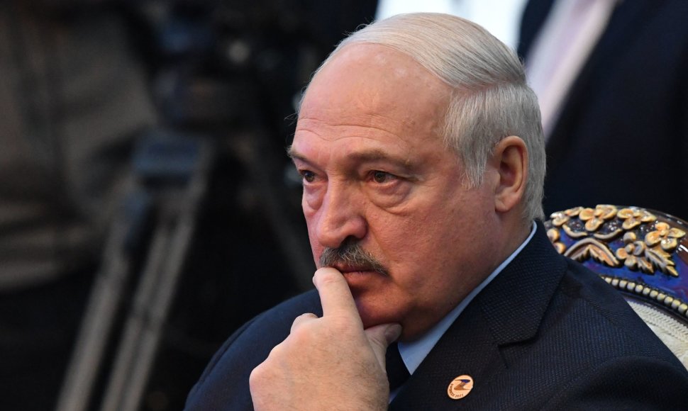 Baltarusijos diktatorius Aliaksandras Lukašenka