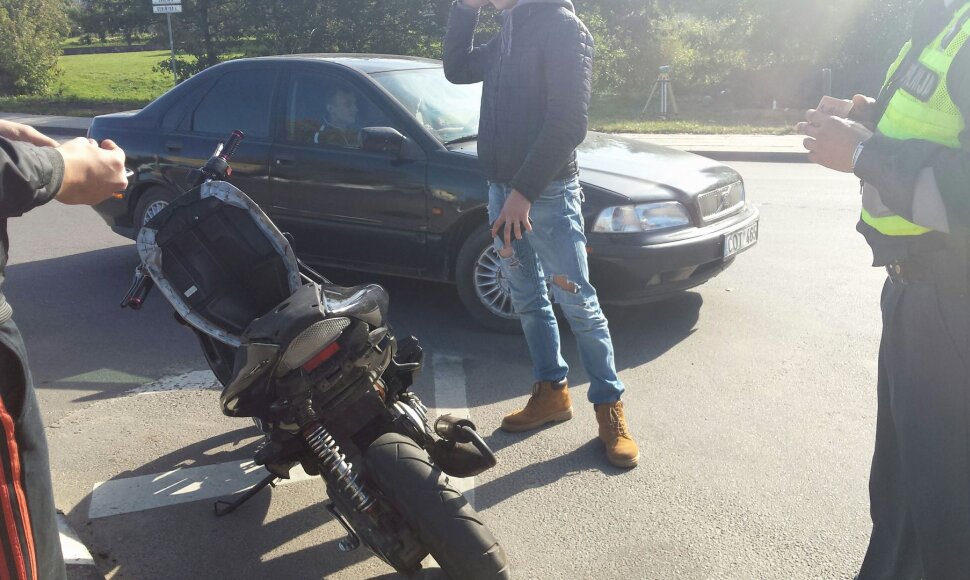 Sulaikytas motoroleris
