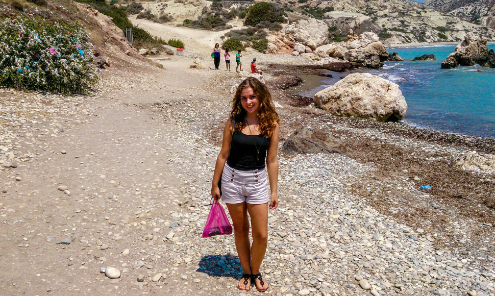 Paplūdimys šalia Deivės Afroditės uolų