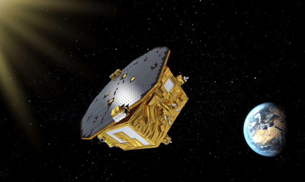Gravitacinių bangų aptikimui kosmoses skirtas įrenginys LISA Pathfinder