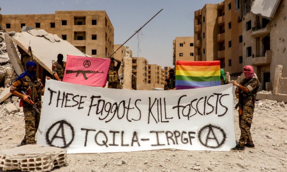 Sirijoje su džihadistais kovojantys LGBT anarchistai