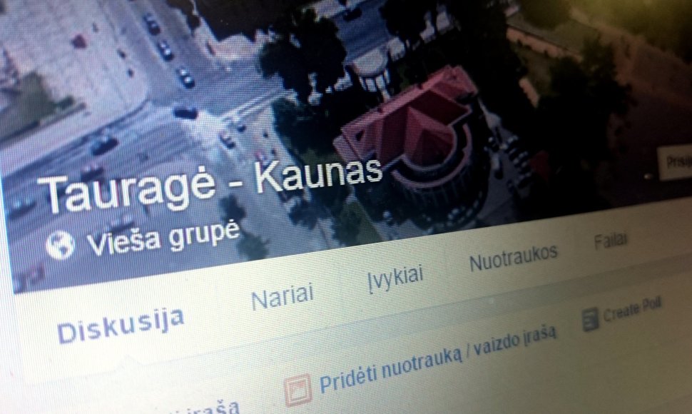 Kelionių „Tauragė-Kaunas“ skelbimų vieša grupė „Facebook“