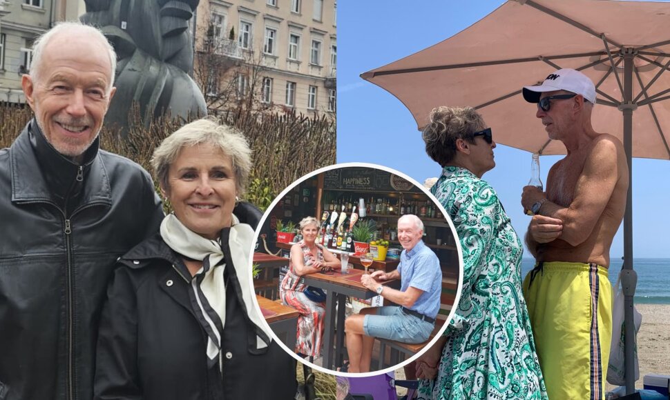 Rūta Vanagaitė ir mylimasis Davidas