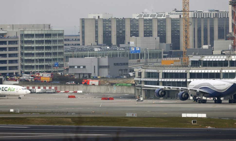 Sprogimas Briuselio oro uoste