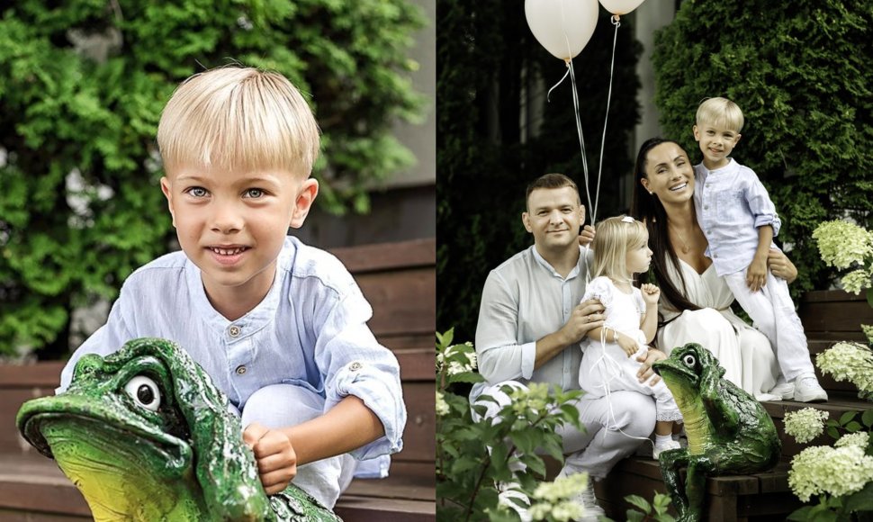 Gretos Lebedevos ir Aleksandro Kazakevičiaus sūnui Eldarui 6-eri.