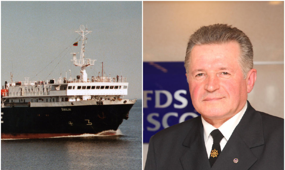 DFDS keltas „Lisco“ ir kapitonas Henrikas Žalandauskas