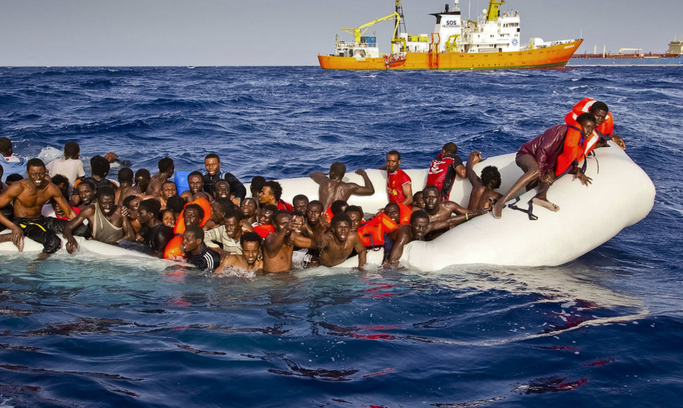 Migrantai ir pabėgėliai Viduržemio jūroje