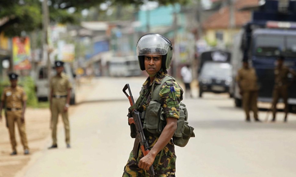 Šri Lankos policijos pareigūnas