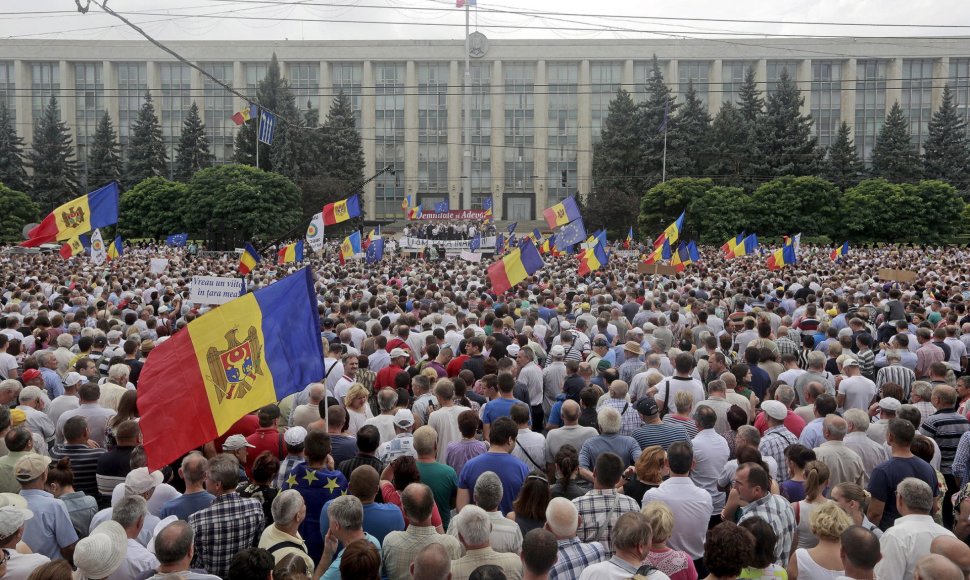 Protestai Moldovoje