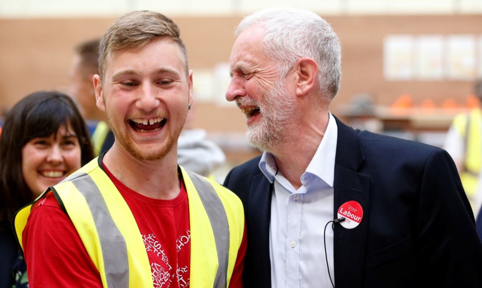 Jungtinės Karalystės Leiboristų partijos lyderis Jeremy Corbynas