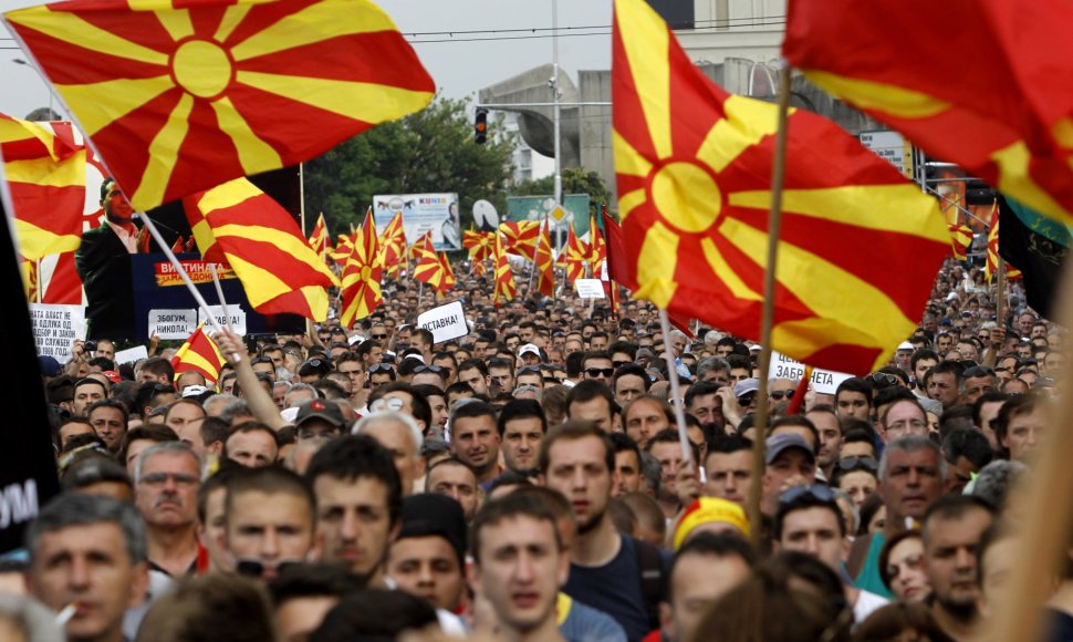 Protestai Makedonijoje