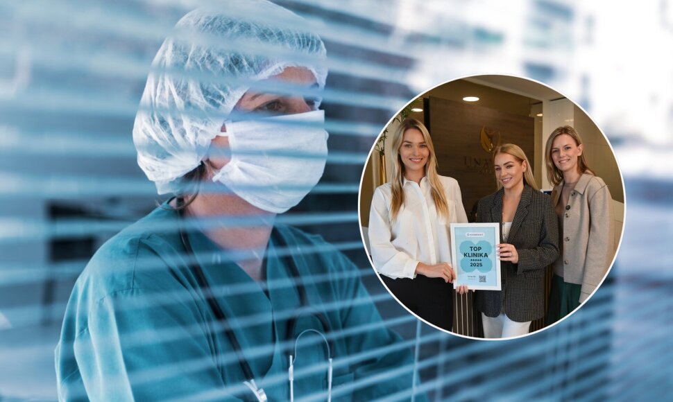 - klinikos „UnaVita“ įkūrėjos I. Klangauskienė bei E.Gliaudelytė ir „Manodaktaras“ pardavimų vadovė Vaiva Baltrukonienė