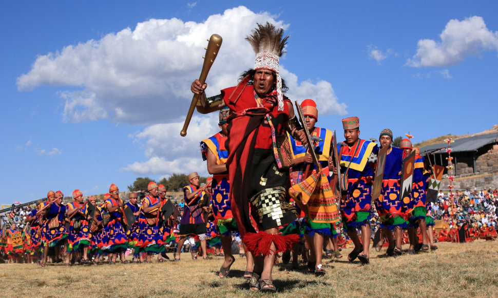 Inti Raymi tradicijos siekia dar Inkų imperijos laikus
