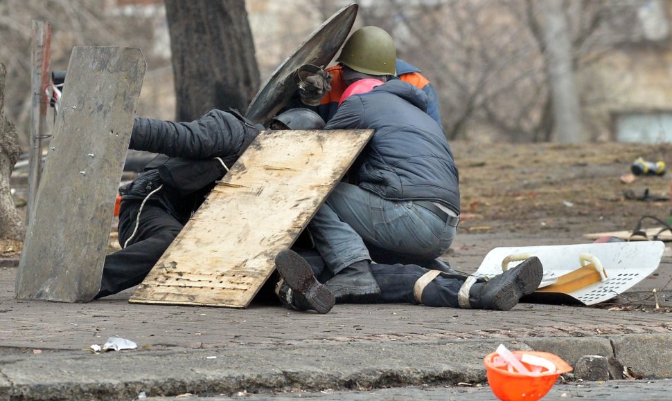 2014 metų vasarį Kijeve siautėjo snaiperiai