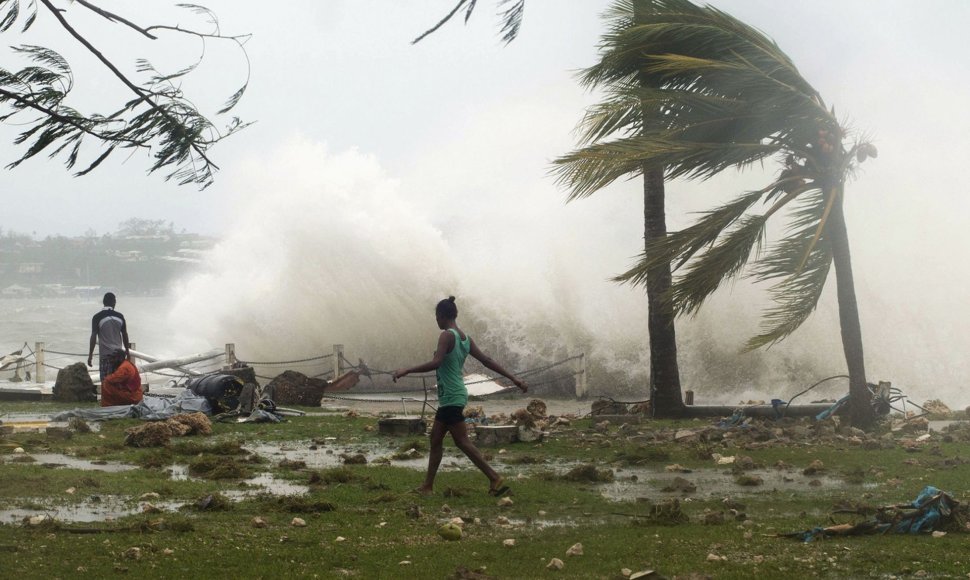 Ciklono padariniai Vanuatu