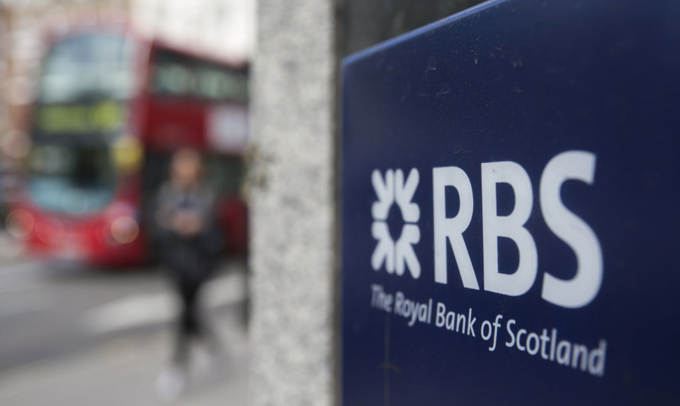 RBS banko skyrius Londone