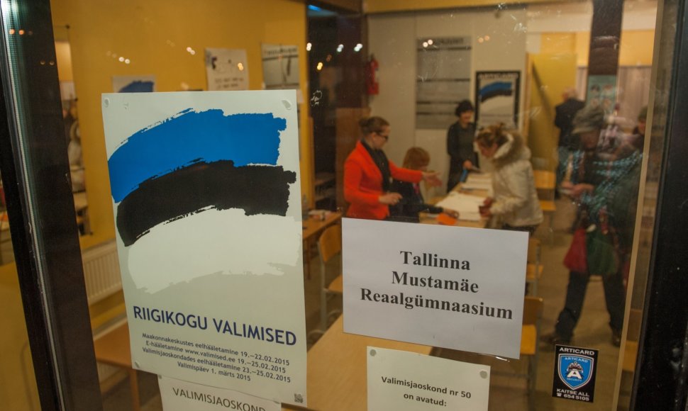 Rinkimai Estijoje.