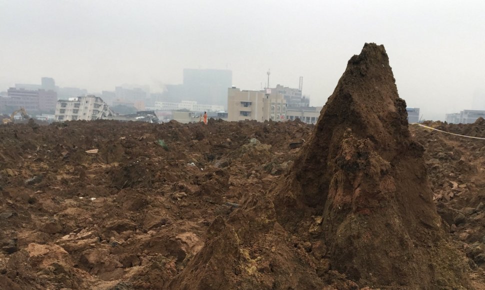 Žemės nuošliauža Kinijoje