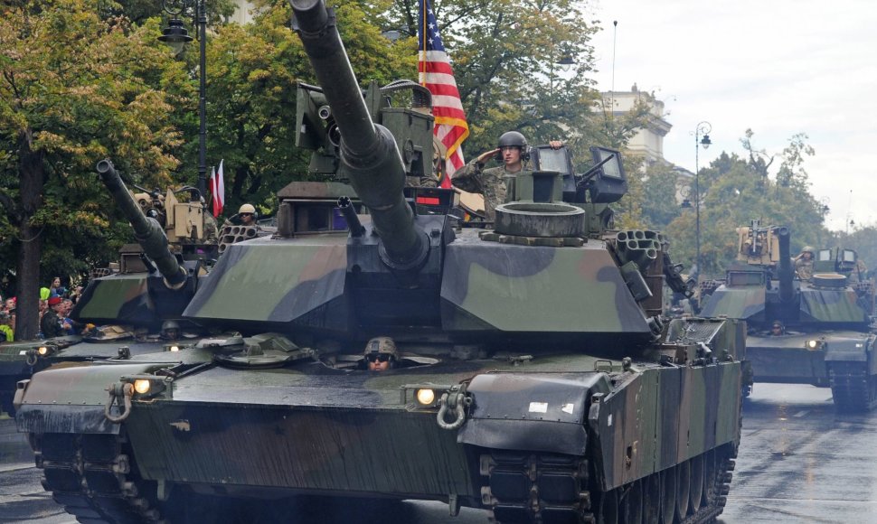 Amerikiečių tankai Lenkijoje