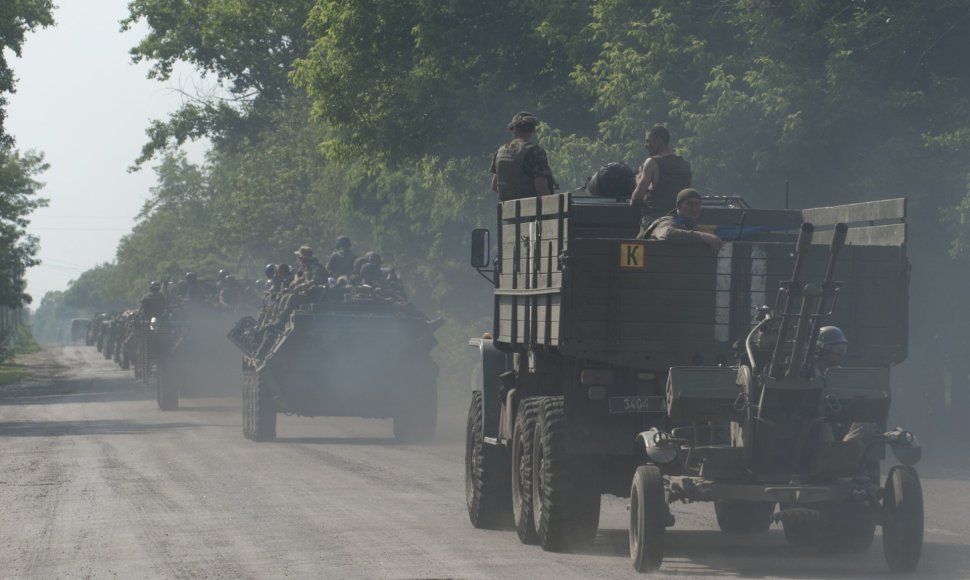 Kariai Rytų Ukrainoje.