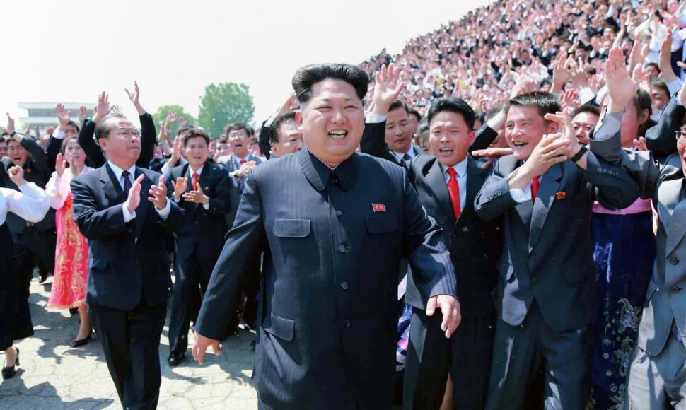 Šiaurės Korėjos lyderis Kim Jong Unas