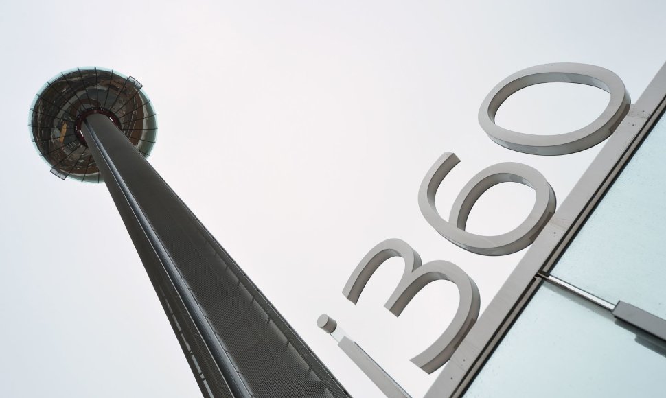 „British Airways“ statytas 161 metrų aukščio apžvalgos bokštas „i360“ 