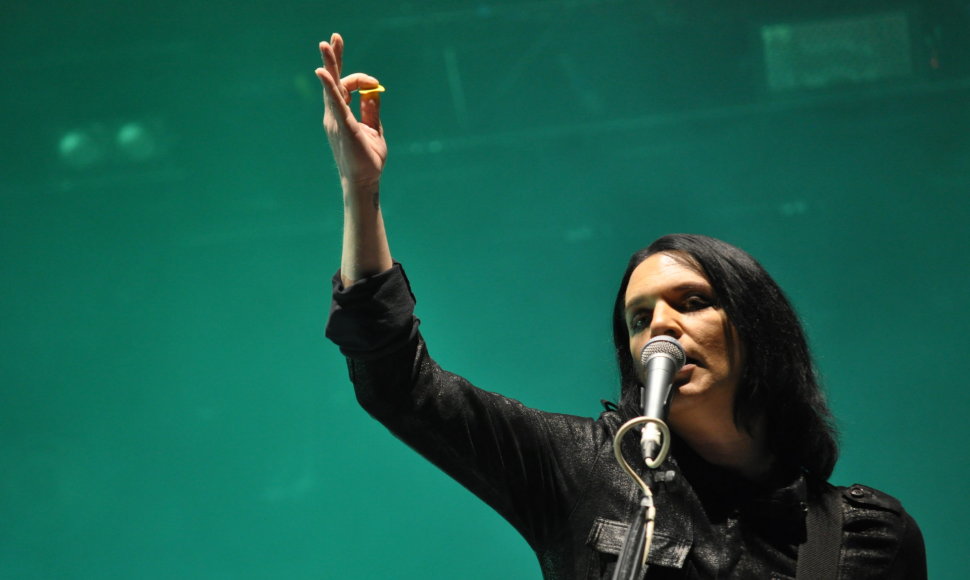 Grupė „Placebo“ / Festivalis „Positivus 2015“ / Pauliaus Krampo nuotr.
