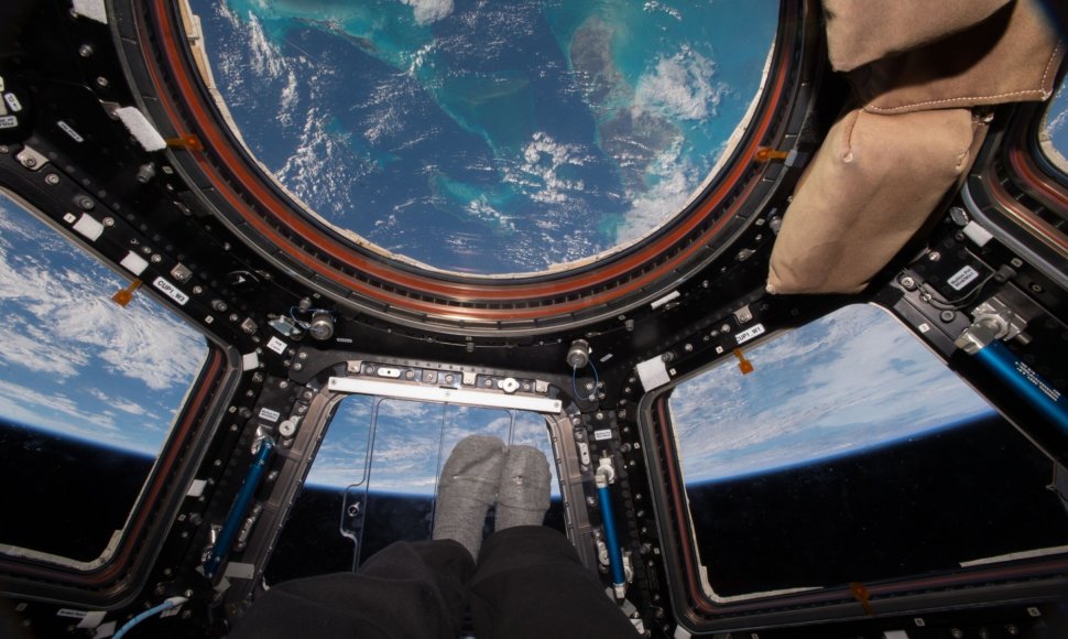 Astronauto Scotto Kelly darytos nuotraukos iš TKS
