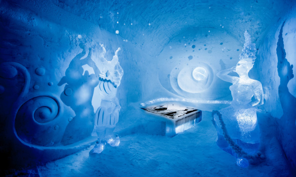 Ledo viešbutis „Icehotel“ Švedijoje