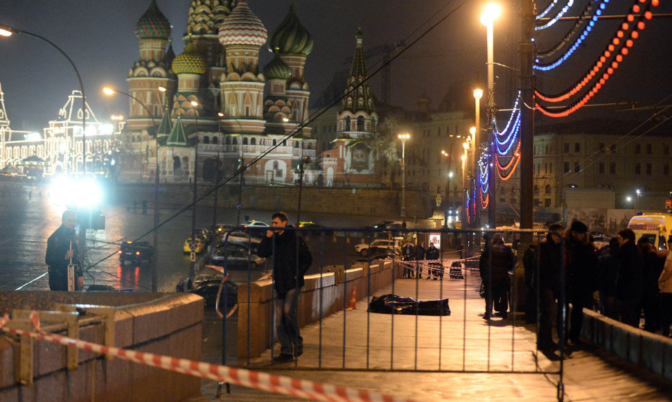 Maskvoje nužudytas opozicijos lyderis Borisas Nemcovas