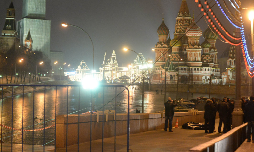 Maskvoje nužudytas opozicijos lyderis Borisas Nemcovas
