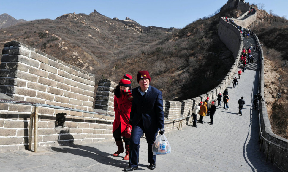 Dauguma kinų turistų bent kartą per gyvenimą aplanko Didžiąją kinų sieną
