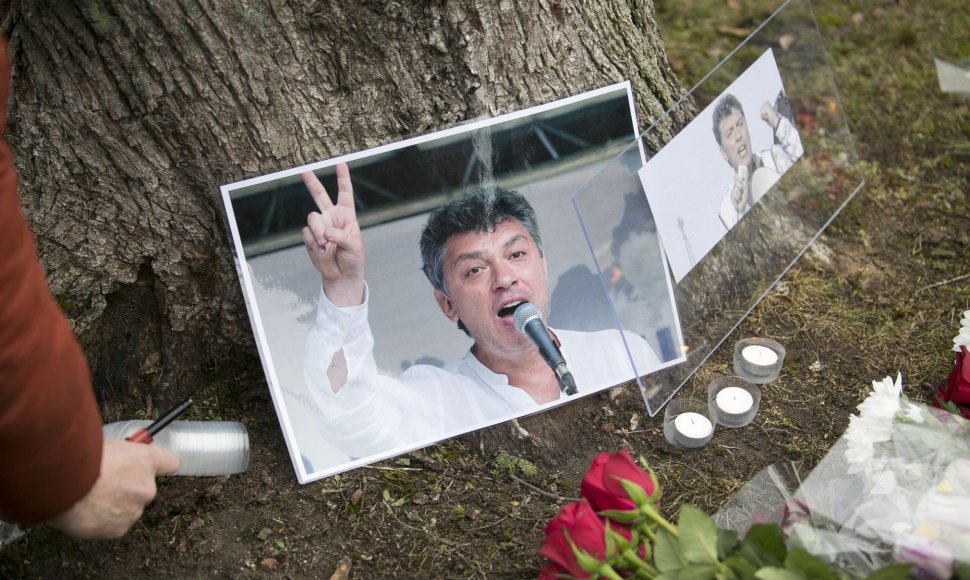 Lietuviai pagerbė Boriso Nemcovo atminimą 