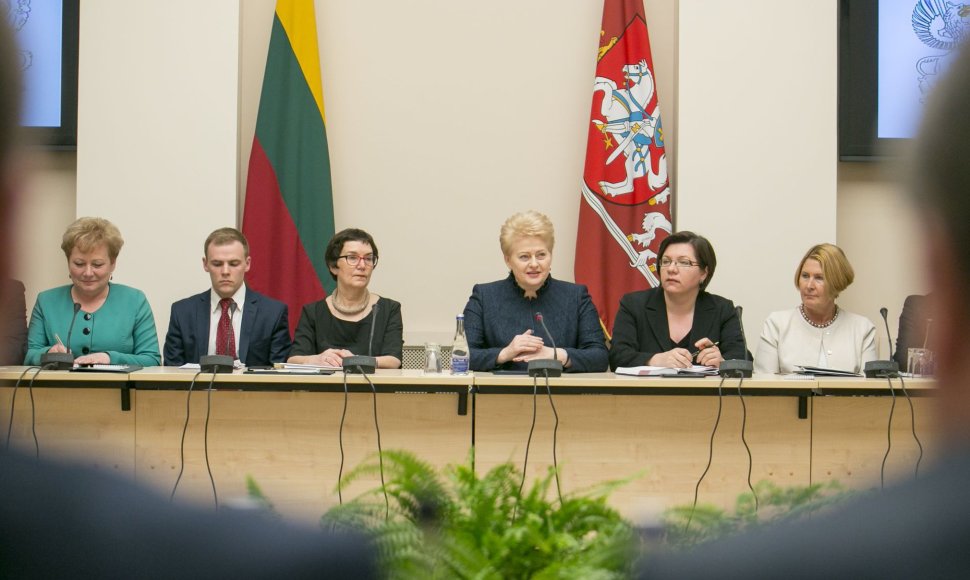 Dalia Grybauskaitė susitiko su savivaldybių merais