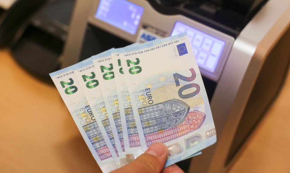 Lietuvos bankas pristatė naują 20 eurų banknotą