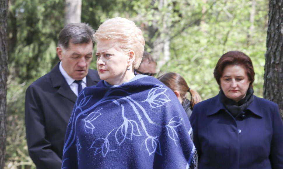 Dalia Grybauskaitė, Algirdas Butkevičius ir Loreta Graužinienė