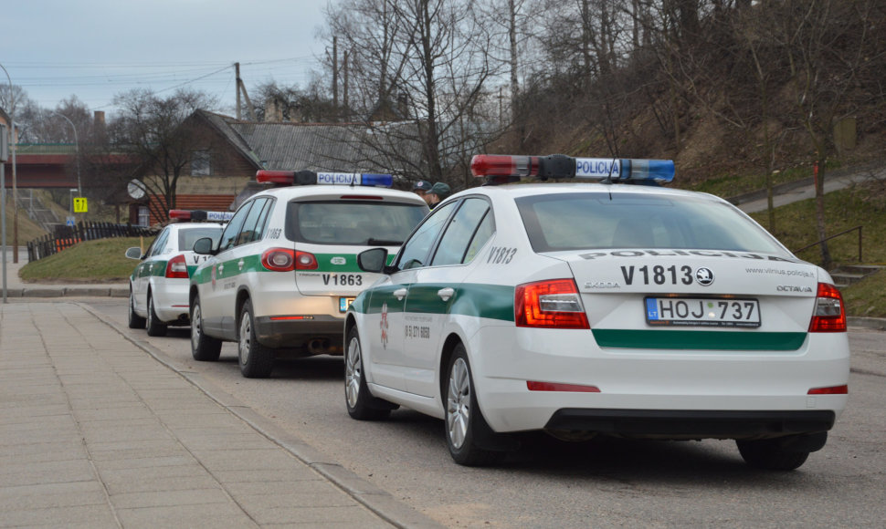 Rytinis kelių policijos reidas Vilniuje