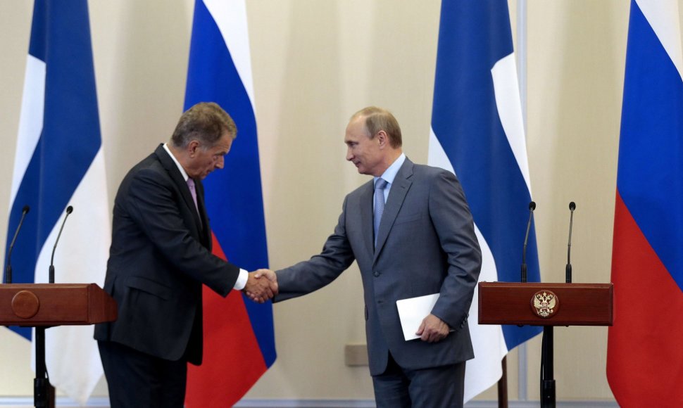S.Niinisto ir V.Putinas.