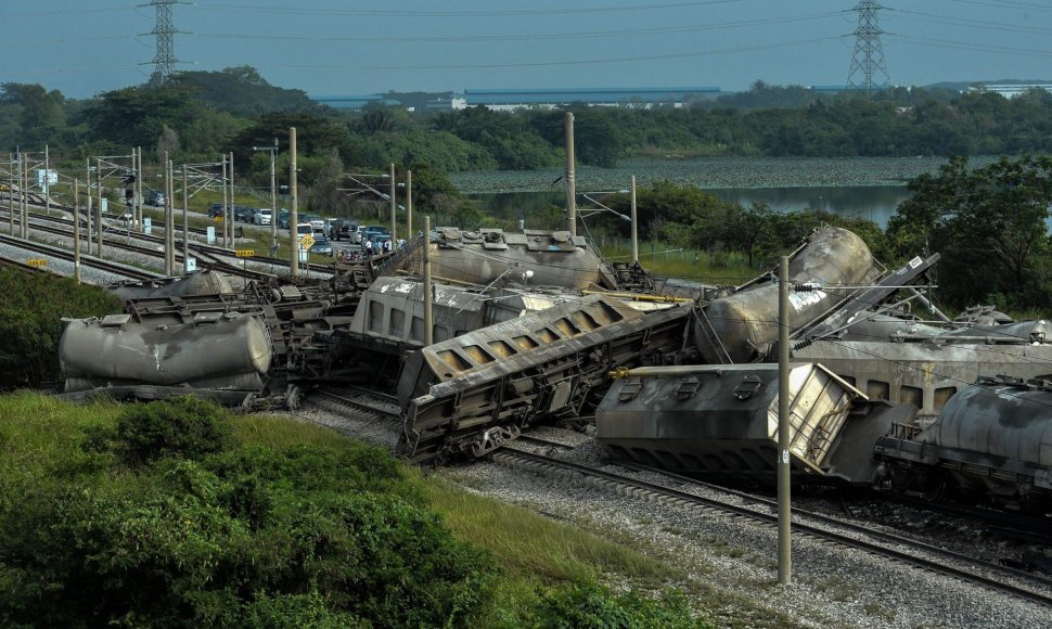 Traukinio avarija Malaizijoje