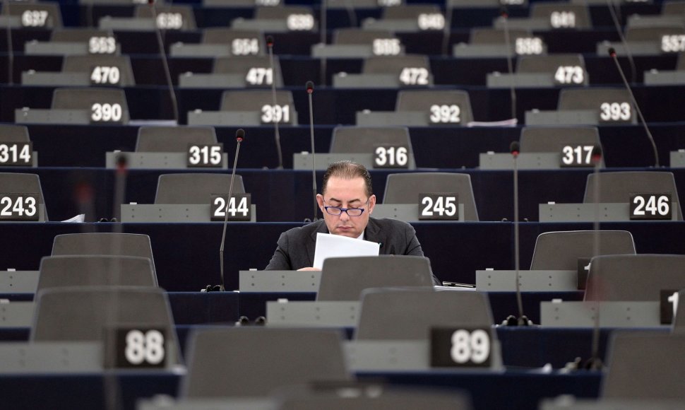 Gianni Pittella Europos Parlamento posėdžių salėje