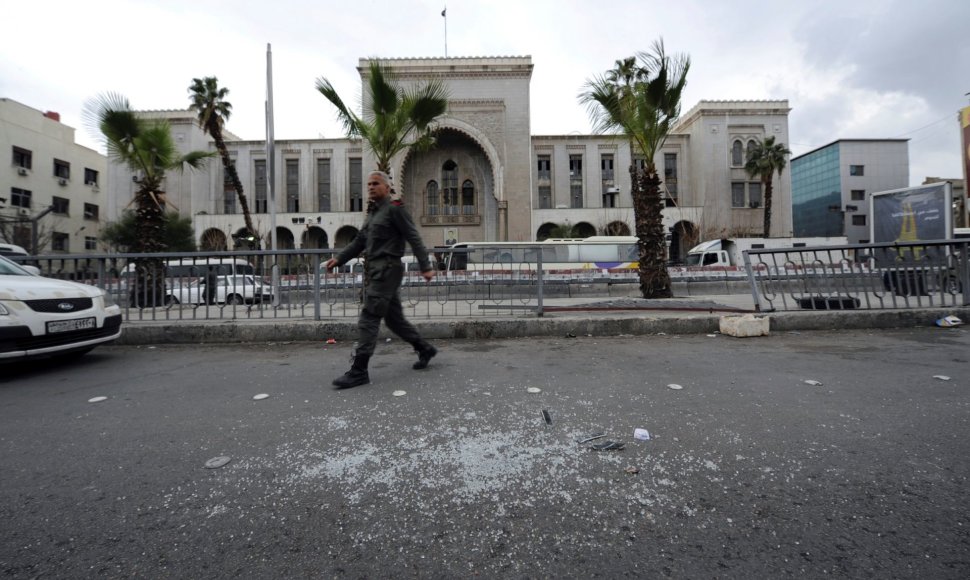 Sprogimas Damasko teismo rūmuose